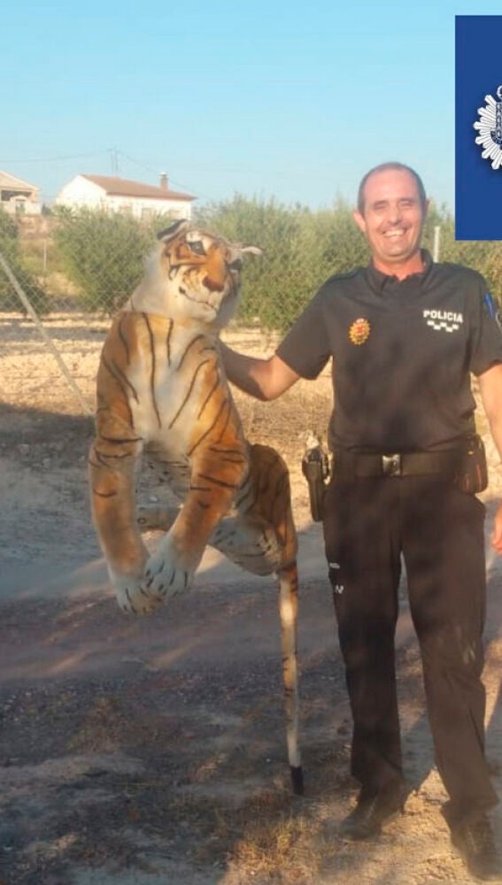 Tigre de peluche