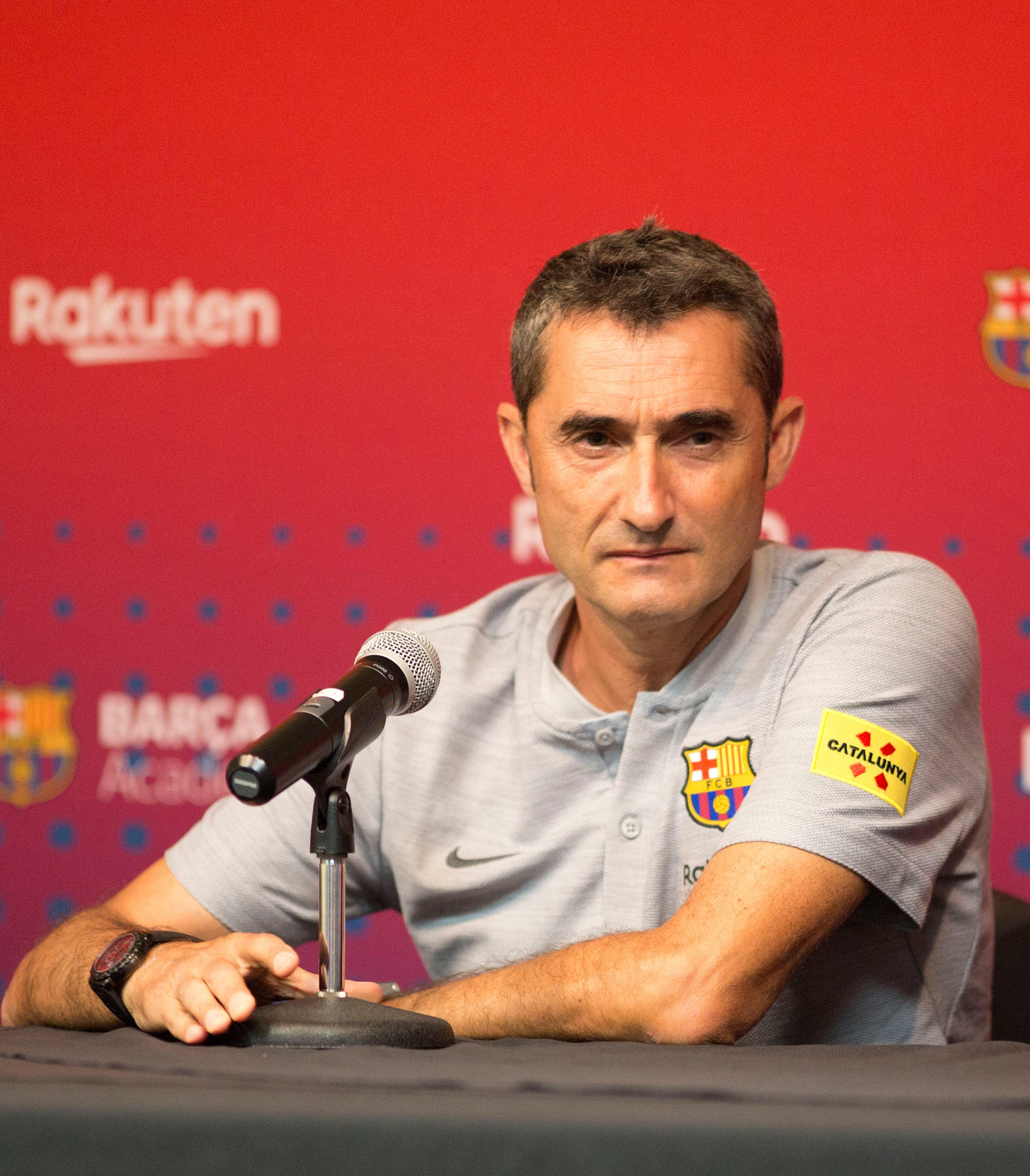 Valverde: "No sé si hay opciones o no de que salga Dembelé" Valverde: "No sé si hay opciones o no de que salga Dembelé"