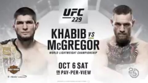 Khabib vs McGregror, el pr&oacute;ximo 6 de octubre