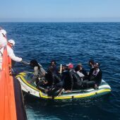 Una de las pateras localizada en costas andaluzas