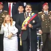Nicolás Maduro, evacuado durante un acto con militares en Caracas por un supuesto atentado