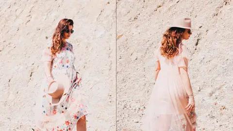 Vestido estilo 'La casa de la pradera' Patricia García - @donkey_cool