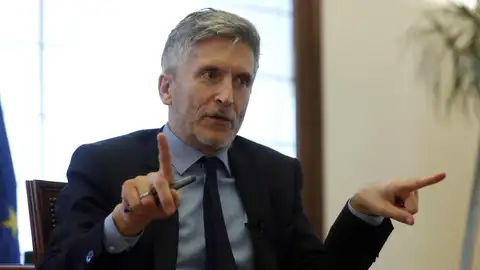 El ministro del Interior, Fernando Grande-Marlaska, en una entrevista. El ministro del Interior, Fernando Grande-Marlaska, en una entrevista.