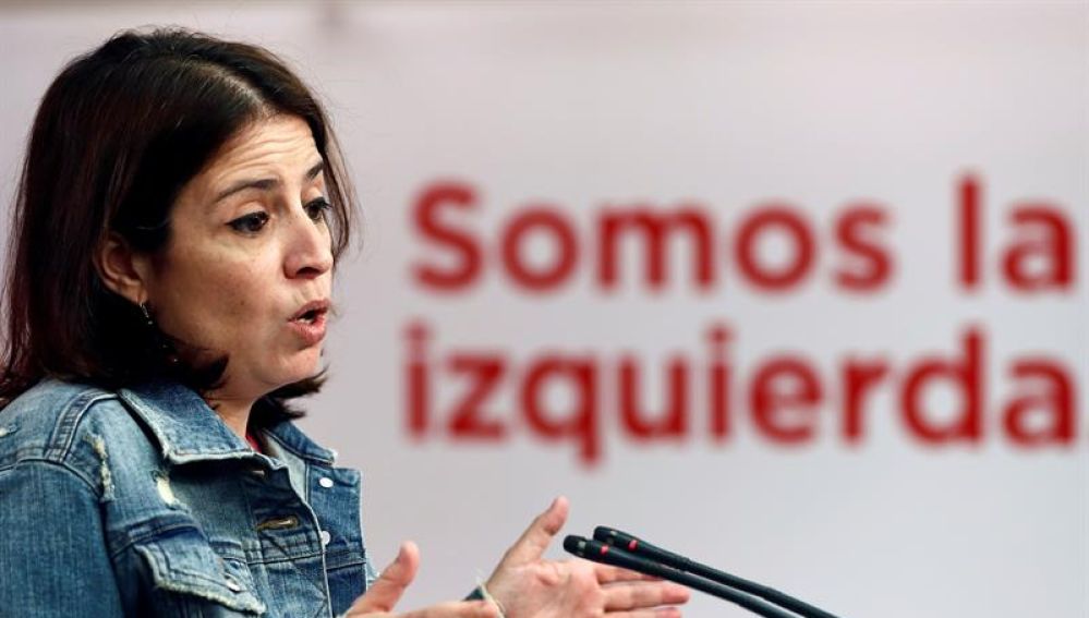 La vicesecretaria general y portavoz del Grupo Socialista, Adriana Lastra