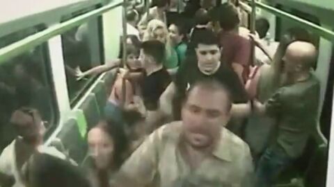 Caos en el metro de Valencia