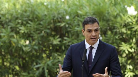 Pedro S&aacute;nchez en rueda de prensa