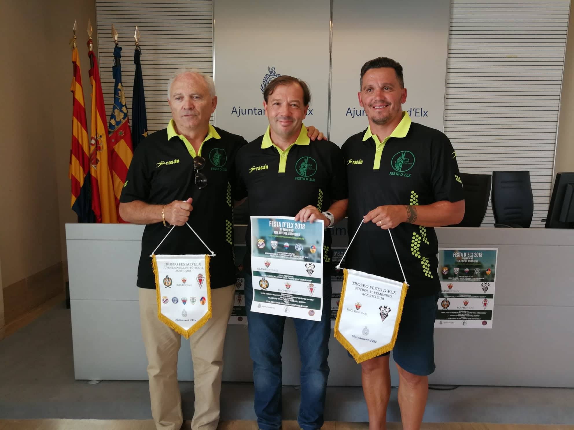 El Trofeo Festa D'Elx Juvenil y Femenino contará con Paco Tarí y Gregory Beranger como embajadores El Trofeo Festa D'Elx Juvenil y Femenino contará con Paco Tarí y Gregory Beranger como embajadores