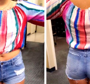 Expulsan a una joven de un centro comercial por llevar pantalones cortos Expulsan a una joven de un centro comercial por llevar pantalones cortos