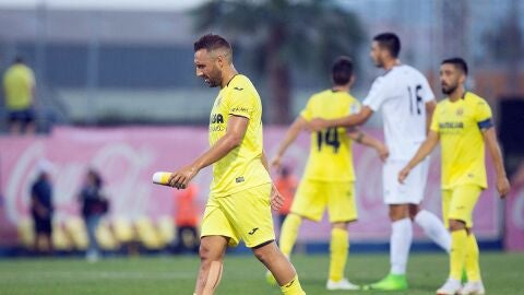 Santiago Cazorla durante la pretemporada con el Villareal C.F