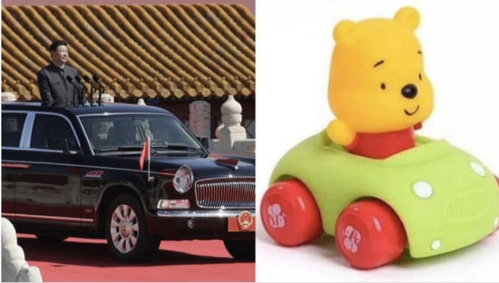 Winnie the Pooh comparado con el presidente de China Winnie the Pooh comparado con el presidente de China