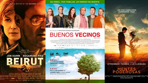 Estrenos de la semana 'El rehén', 'Buenos vecinos' y 'Mentes poderosas'