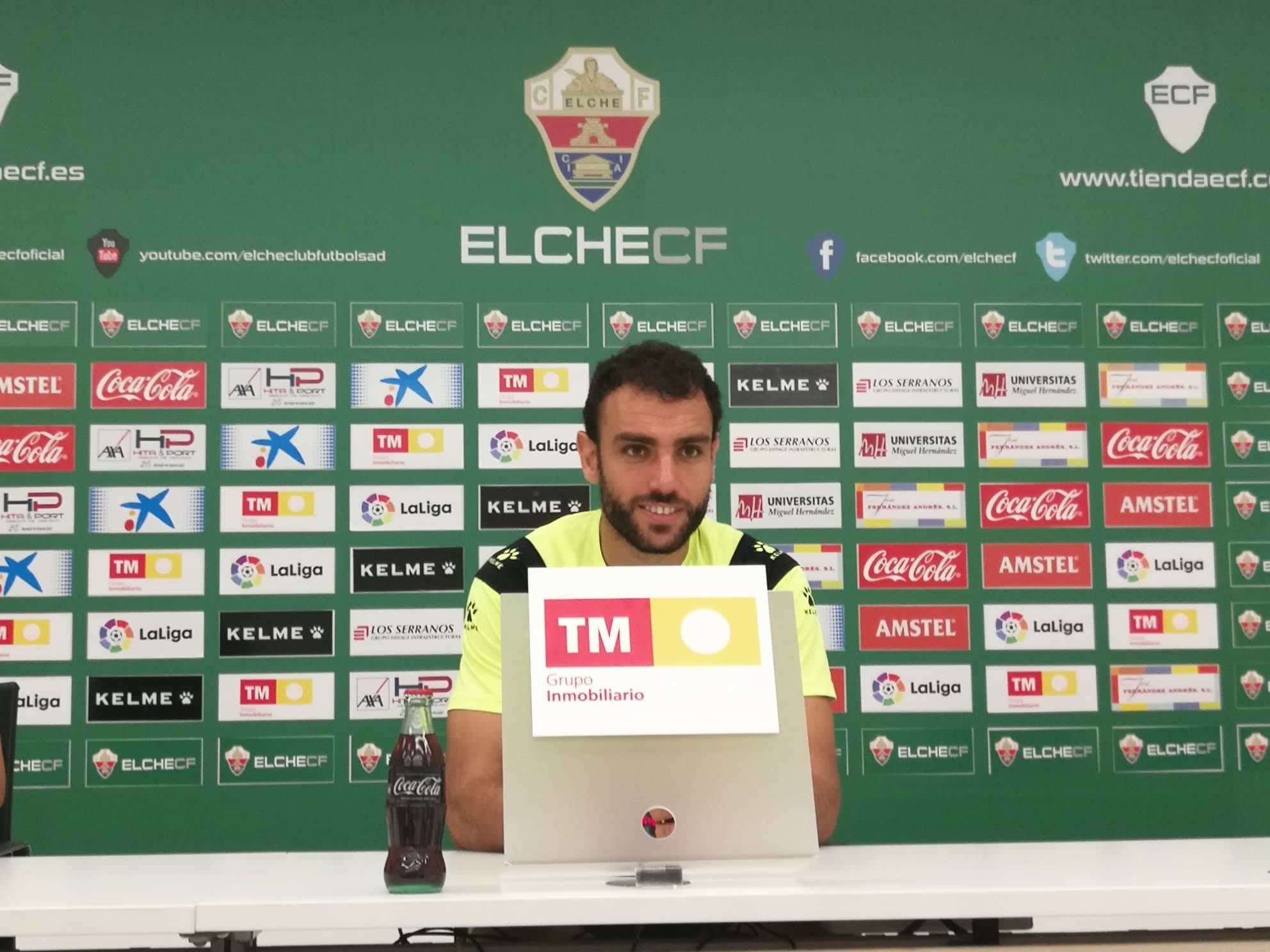 Gonzalo Verdú: "El Elche no va a renunciar a nada" Gonzalo Verdú: "El Elche no va a renunciar a nada"