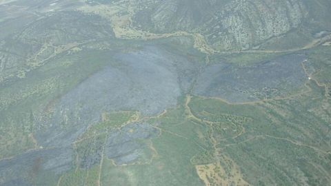 Im&aacute;genes de la zona afectada por el incendio de Moral de Calatrava