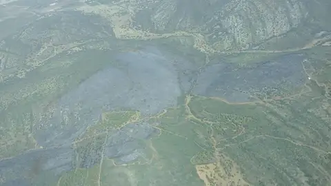 Imágenes de la zona afectada por el incendio de Moral de Calatrava Imágenes de la zona afectada por el incendio de Moral de Calatrava