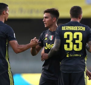 Cristiano celebra un gol de la Juventus Cristiano celebra un gol de la Juventus
