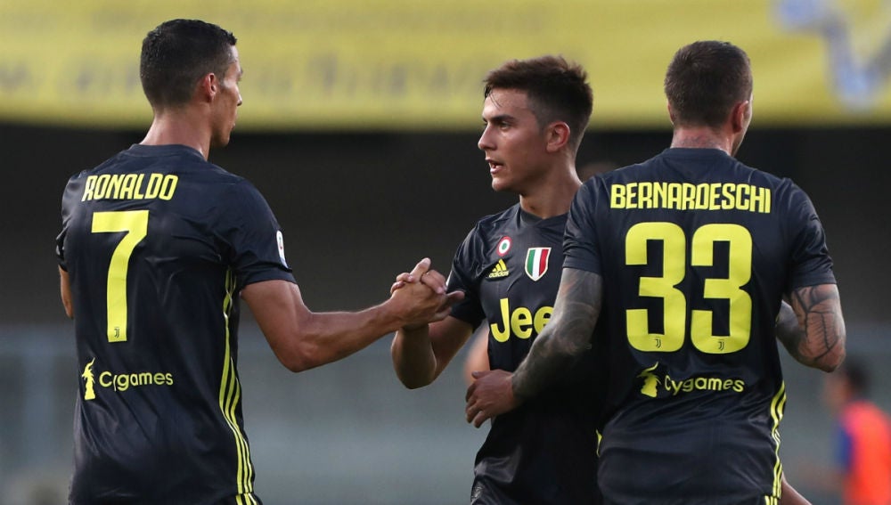 Cristiano celebra un gol de la Juventus