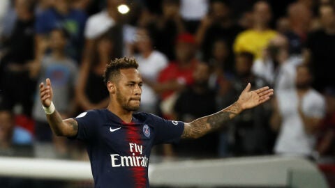 Neymar, con el PSG