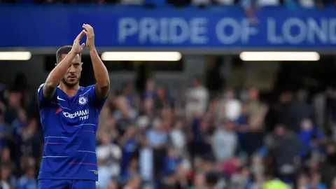 Hazard agradece a la afición del Chelsea su apoyo Hazard agradece a la afición del Chelsea su apoyo