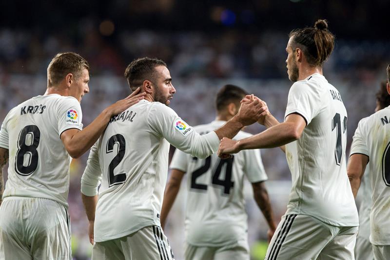 Carvajal: "Cuando un equipo se conforma con el empate y pierde tiempo desde el minuto 1, es difícil ganarle" Carvajal: "Cuando un equipo se conforma con el empate y pierde tiempo desde el minuto 1, es difícil ganarle"