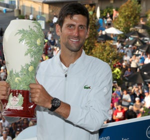 Djokovic tras ganar un Masters 1000 Djokovic tras ganar un Masters 1000