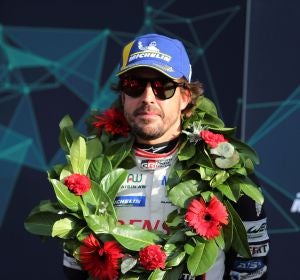 Fernando Alonso, tras la victoria en las seis horas de Silverstone Fernando Alonso, tras la victoria en las seis horas de Silverstone