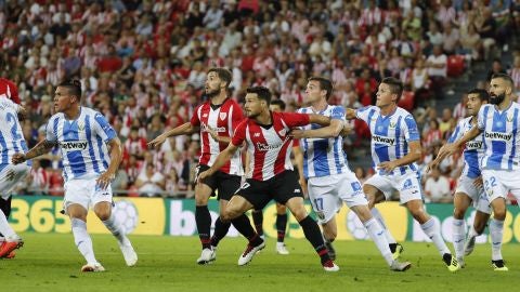 Momento del Athletic - Legan&eacute;s disputado en San Mam&eacute;s
