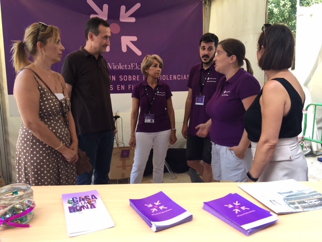 Los Puntos Violeta cumplen con su cometido por unas fiestas libres de agresiones machistas Los Puntos Violeta cumplen con su cometido por unas fiestas libres de agresiones machistas