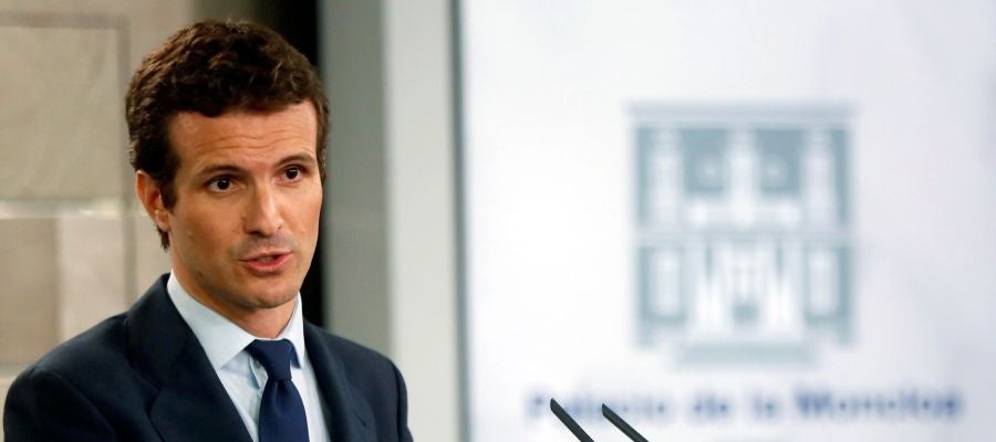 El líder del PP, Pablo Casado El líder del PP, Pablo Casado