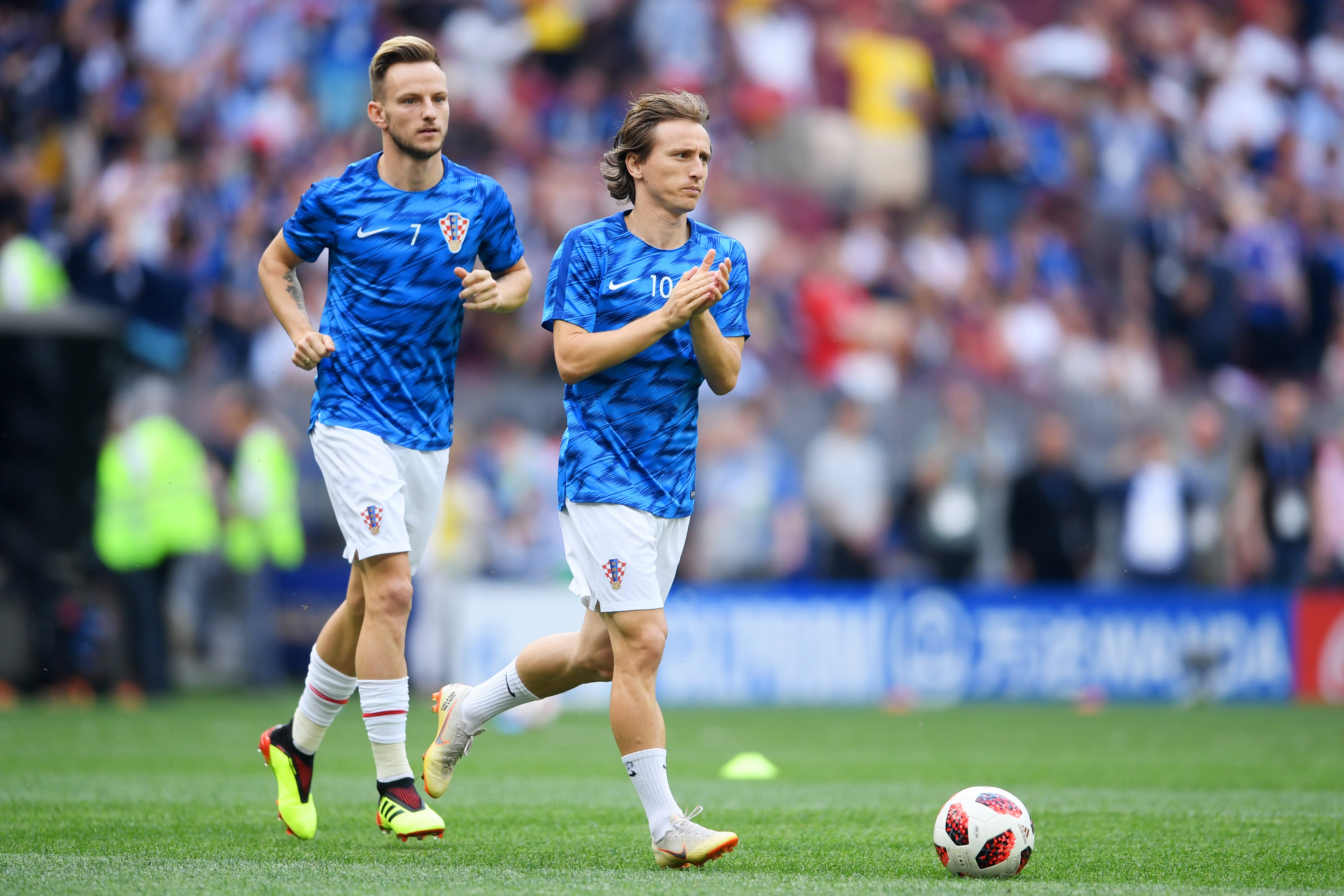 Modric y Rakitic, en la lista de Croacia para medirse a Portugal y España Modric y Rakitic, en la lista de Croacia para medirse a Portugal y España