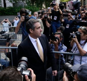 Michael Cohen (i), exabogado de Donald Trump Michael Cohen (i), exabogado de Donald Trump