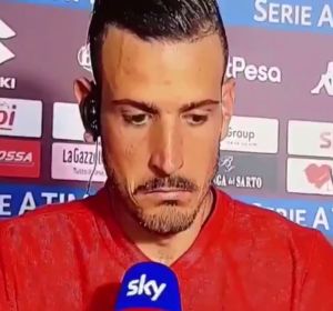 La cara de Florenzi cuando le preguntan por CR7 La cara de Florenzi cuando le preguntan por CR7