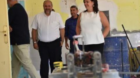 Mart&iacute;nez Guijarro ha visitado las obas de un nuevo comedor escolar en Puertollano