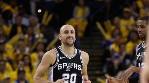 Ginobili durante un partido