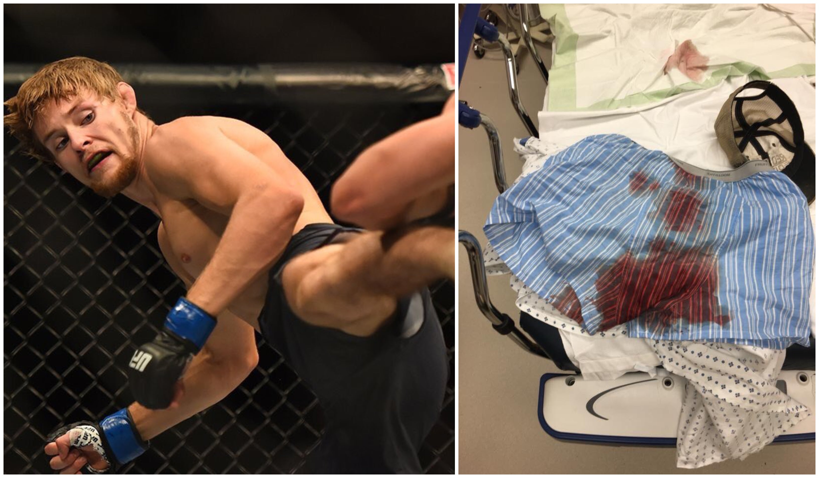 El accidente que horroriza a la UFC: "Me he roto el escroto por la mitad con un taladro" El accidente que horroriza a la UFC: "Me he roto el escroto por la mitad con un taladro"