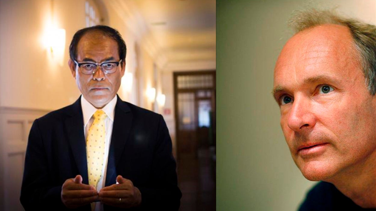 Shūji Nakamura y Tim Berners-Lee Shūji Nakamura y Tim Berners-Lee