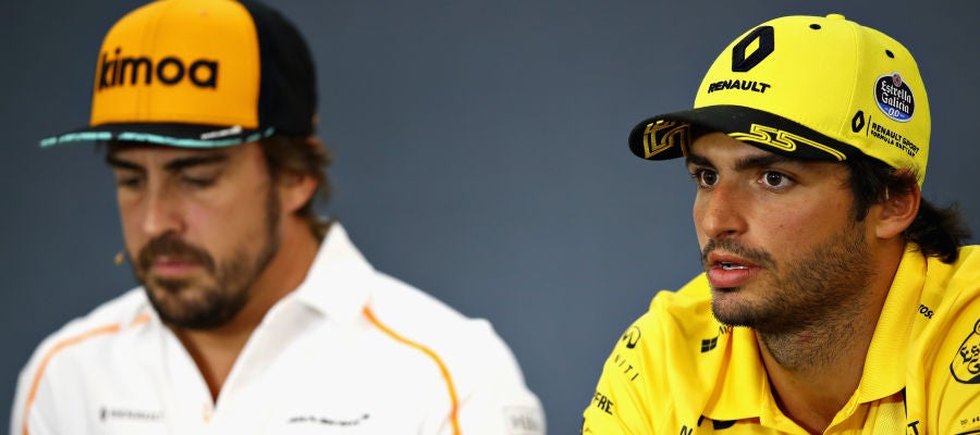 Carlos Sainz habla ante los medios de comunicación Carlos Sainz habla ante los medios de comunicación