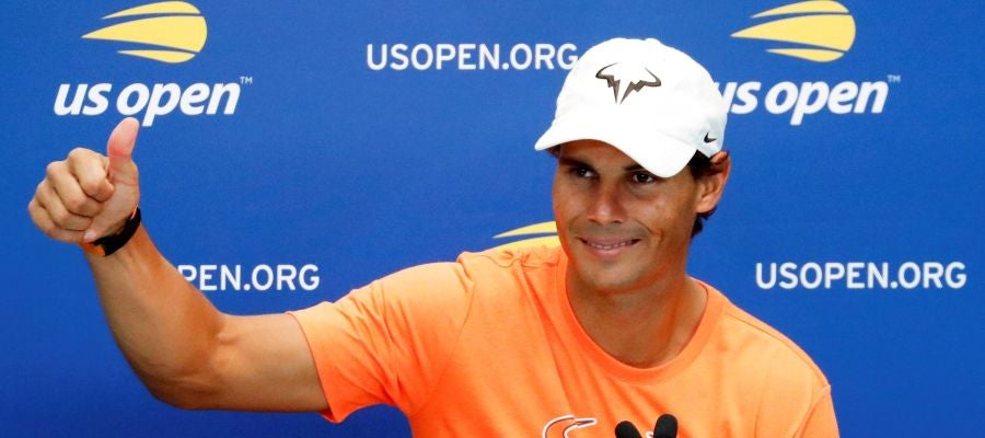 Rafa Nadal en rueda de prensa Rafa Nadal en rueda de prensa
