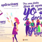Cartel Fiestas Libres de agresiones San Antolín 2018