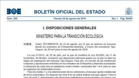 Bolet&iacute;n Oficial del Estado