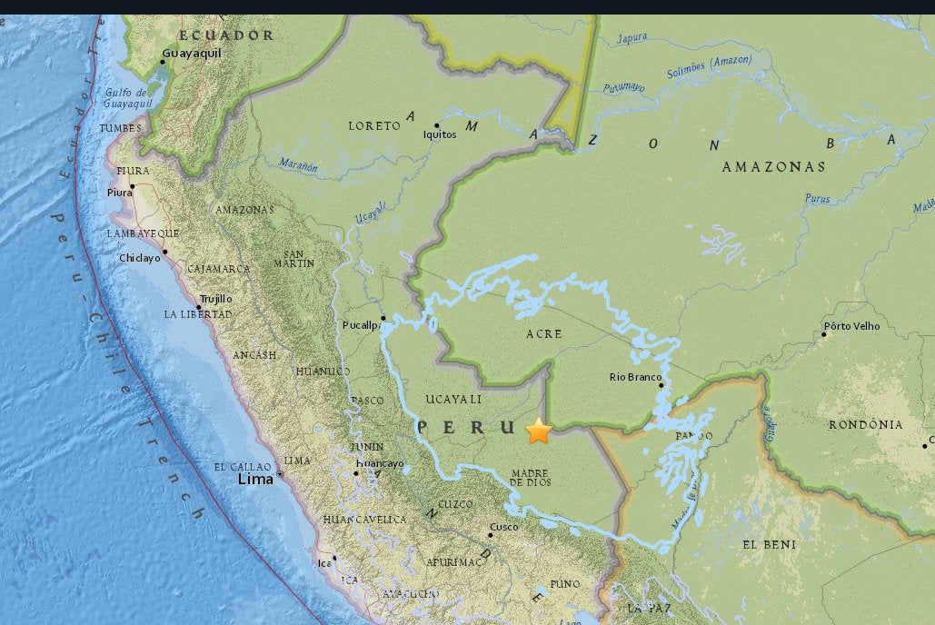 Un terremoto de magnitud 7,1 sacude el norte de Perú Un terremoto de magnitud 7,1 sacude el norte de Perú