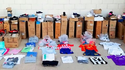 La Guardia Civil se incauto de un buen n&uacute;mero de material falsificado