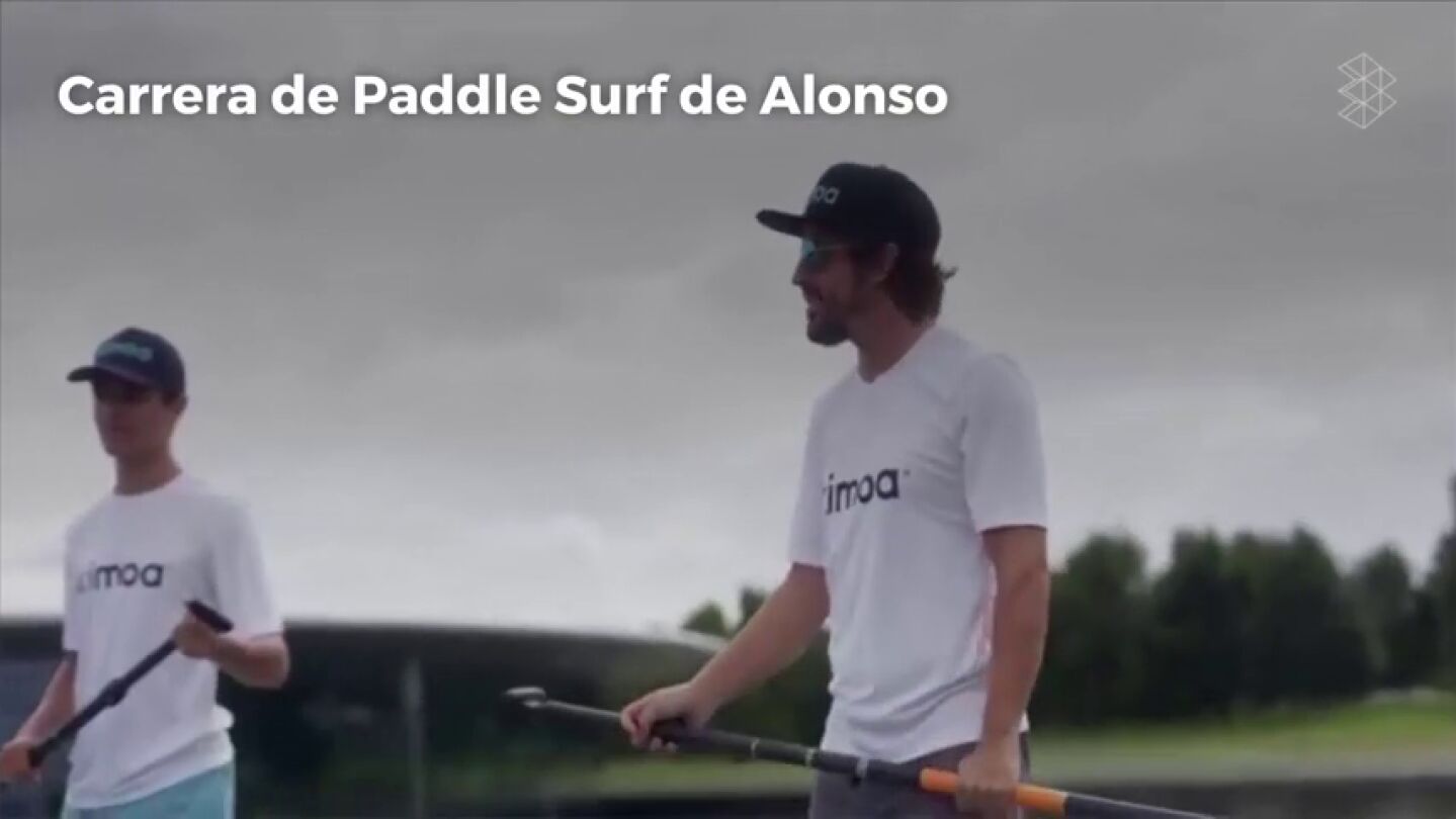 La emocionante carrera de Paddle Surf de Fernando Alonso: "En verano pienso en mi hogar en Espa&ntilde;a"