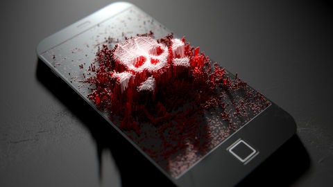 Virus en un dispositivo m&oacute;vil