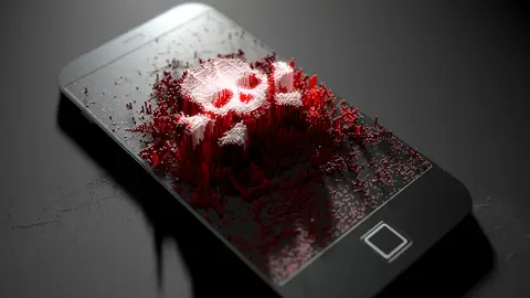 Virus en un dispositivo móvil Virus en un dispositivo móvil
