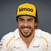 Fernando Alonso en rueda de prensa