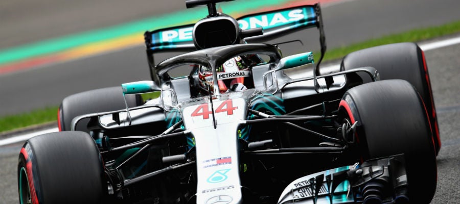 Hamilton, en el Mercedes Hamilton, en el Mercedes