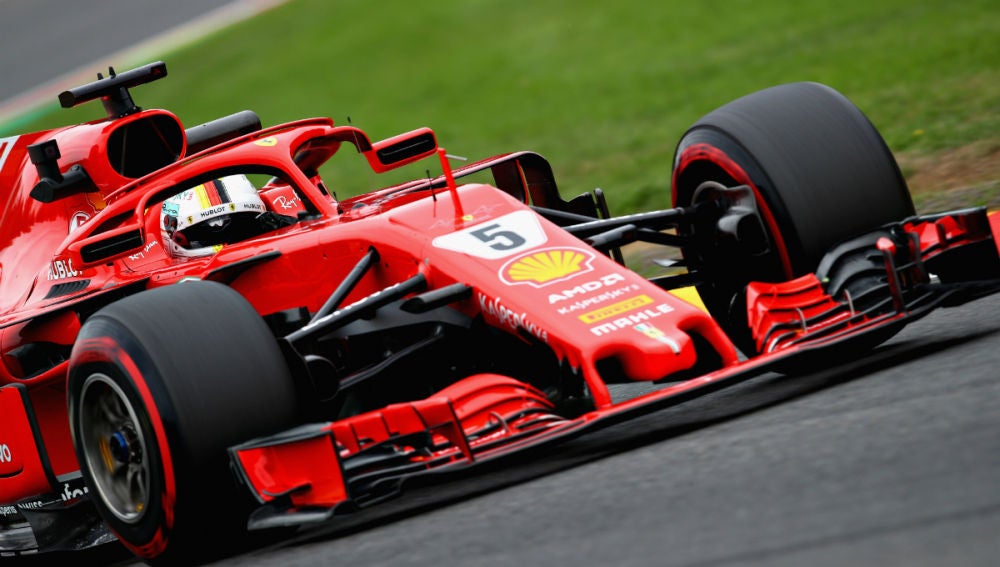 Vettel, sobre el Ferrari