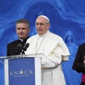 El papa Francisco durante un discurso en Irlanda
