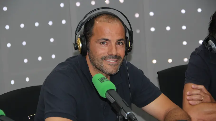 Salva Ballesta en Radioestadio. Salva Ballesta en Radioestadio.