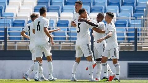 Debut discreto de Vinicius con el Real Madrid Castilla